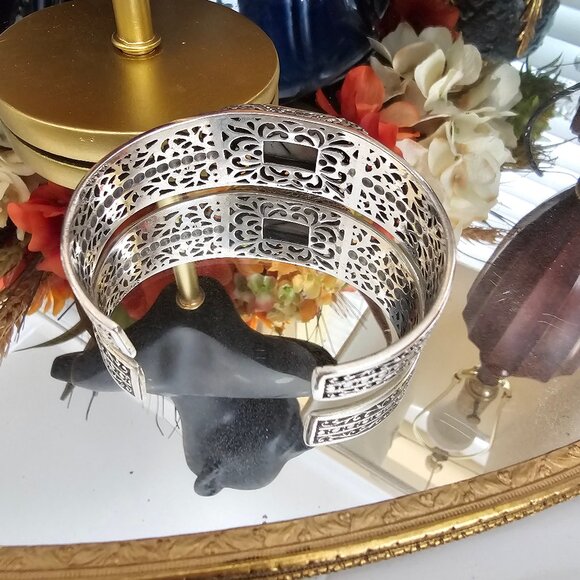 SARDA, Sterling Silver 925 Pink Mother of Pearls Bracelet - Picture 5 of 6